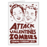 Attack of the Valentines Zombies Customisable Card