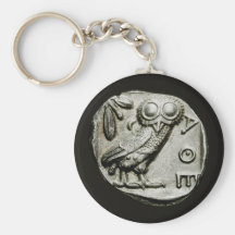 Attica Tetradrachm Owlthena Key Chains