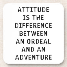 Attitude Difference Coasters