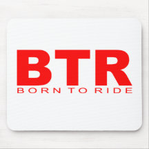 Attitudes - "Born To Ride" Mousemats