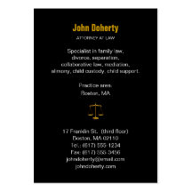 ATTORNEY AT LAW - Business Card