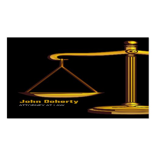 ATTORNEY AT LAW - Business Card