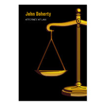 ATTORNEY AT LAW - Business Card