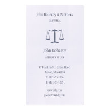 Attorney at Law - Business Card