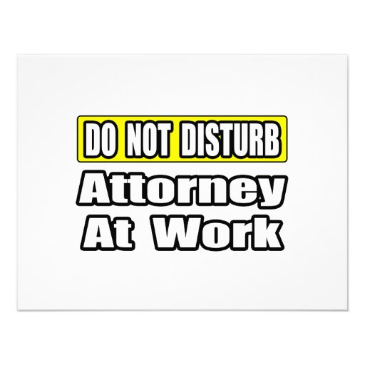Attorney At Work Invite
