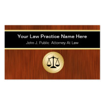 Attorney Business Cards