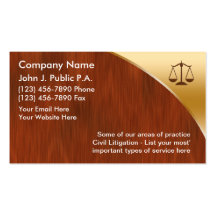 Attorney Business Cards
