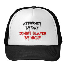 Attorney by Day Zombie Slayer by Night Mesh Hat
