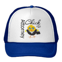 Attorney Chick v3 Trucker Hats