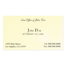 Attorney Clean - Law Office Business Card Template