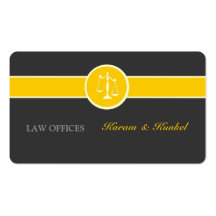 Attorney Justice Scales Business Card Template