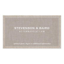 Attorney Law Office Business Card
