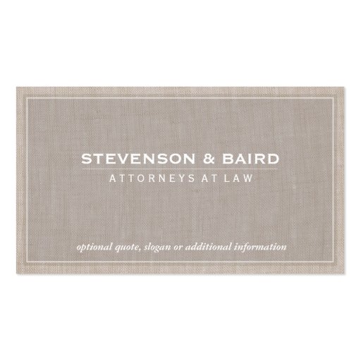 Attorney Law Office Business Card