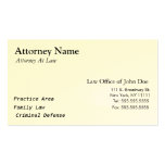Attorney Modern - Simple, Clean, Elegant Business Cards
