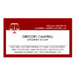 Attorney Red Business Cards