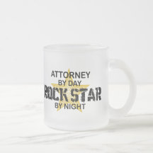Attorney Rock Star by Night Mugs