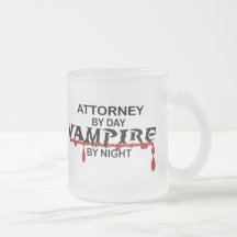 Attorney Vampire by Night Mug
