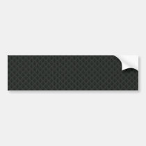 Attractive dark grey damask pattern on grey surfac bumper stickers
