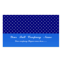 Attractive light blue stars on rough blue surface business cards