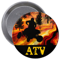 ATV on the Road from Hell Pin