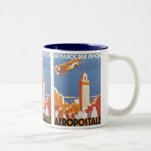 Au Maroc Par Avion Coffee Mugs
