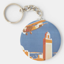Au Maroc Par Avion Key Chain