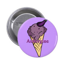 Aubergine Icecream Button