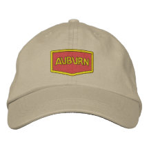Auburn Logo Hat Embroidered Baseball Caps