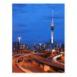 Auckland City at Dusk Post Cards