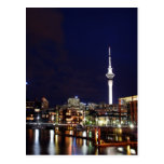 Auckland City, New Zealand at Night Post Card