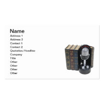 Audio Books Business Cards