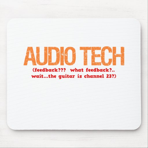 Audio Tech Description Mouse Pads