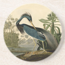 Audubon Louisiana Heron Drink Coasters