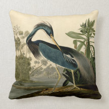 Audubon Louisiana Heron Pillows