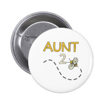 Aunt 2 Bee Pinback Button