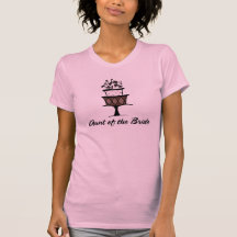 Aunt of the Bride Cake Tees