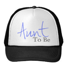 Aunt To Be (Blue Script) Mesh Hats
