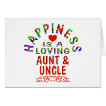 Aunt & Uncle Happiness Greeting Card