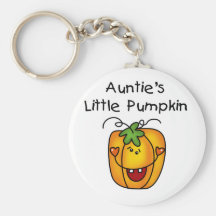 Auntie's Little Pumpkin Tshirts and Gifts Key Chains