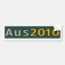 Aus2010 Logo Bumper Sticker