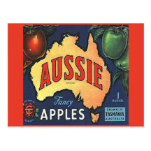 Aussie Apples Postcard