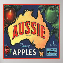 Aussie Apples Print
