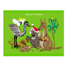 Aussie Christmas Postcard