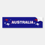 Aussie Kangaroo and Southern Cross  Bumper Sticker