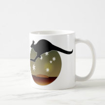 Aussie Kangaroo Icon Mug
