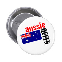 Aussie Queen & Flag Pin
