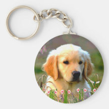 Austin The Golden Labrador Key Chain