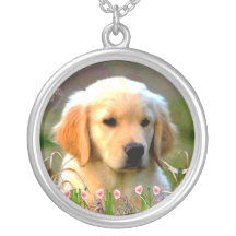 Austin The Golden Labrador Necklace