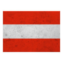 Austra Grunge Flag Custom Invite