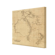 Australasia Stretched Canvas Prints